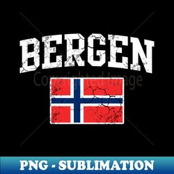 Norway Bergen Norwegian Flag Norge - Premium PNG Sublimation File - Perfect for Sublimation Mastery