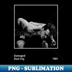 Black Flag - Damaged - Unique Sublimation PNG Download - Defying the Norms