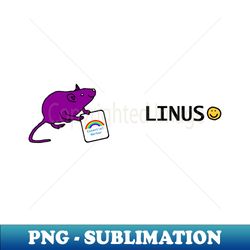 Linus and Purple Rat Essential Worker Rainbow - Retro PNG Sublimation Digital Download - Capture Imagination with Every Detail