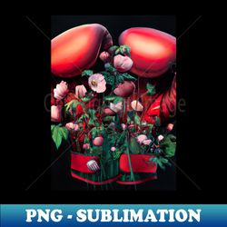 flower boxing - special edition sublimation png file - transform your sublimation creations