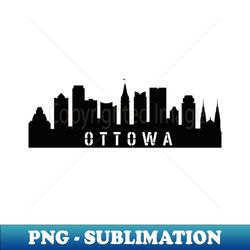 Ottowa City Skyline - Vintage Sublimation PNG Download - Create with Confidence