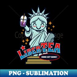 Boba Tea Lover America USA - PNG Sublimation Digital Download - Unleash Your Creativity