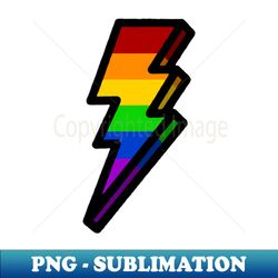 Pride Lightning - Elegant Sublimation PNG Download - Instantly Transform Your Sublimation Projects