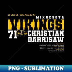 Darrisaw - Vikings - 2023 - PNG Sublimation Digital Download - Bold & Eye-catching