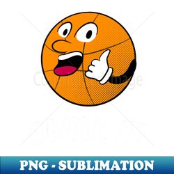 funny basketball dunk it cartoon basketballer - exclusive png sublimation download - enhance your apparel with stunning detail