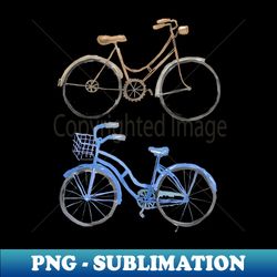 Watercolor Bicycle - Creative Sublimation PNG Download - Add a Festive Touch to Every Day
