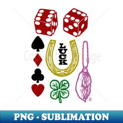 Vintage Good Luck Charms - High-Quality PNG Sublimation Download - Instantly Transform Your Sublimation Projects