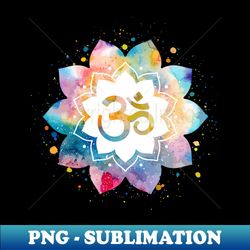 Aum Om Mandala Bollywood Tees Desi Tees Yoga Tees - Unique Sublimation PNG Download - Perfect for Sublimation Art