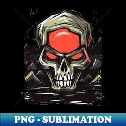 zen cartoons japan skull - High-Quality PNG Sublimation Download - Bold & Eye-catching