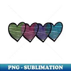 Retro Love - Modern Sublimation PNG File - Boost Your Success with this Inspirational PNG Download