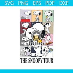 Retro The Snoopy Tour Charlie Brown SVG File For Cricut