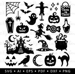 halloween shirt,Halloween SVG Bundle, Halloween SVG, Fall Svg, Autumn Svg, Ghost Svg, Witch svg, Pumpkin Svg