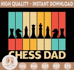 Chess Dad SVG, Dad Svg, Father Svg, Father's Day Svg, Dad Gift Svg, Dad Dxf, Dad Png, Dad Clipart, Dad Files, Dad Eps