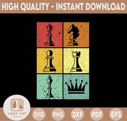 Retro Color Chess Pieces PNG Chess PNG Chess Chess Chess PNG Chess PNG Chess Player