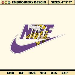 NIKE NFL Minnesota Vikings Logo Embroidery Design, NIKE NFL Logo Sport Embroidery Machine Design, Famous Football Team Embroidery Design, Football Brand Embroidery, Pes, Dst, Jef, Files