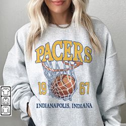 Indiana Basketball Vintage Shirt, Pacers 90s Basketball Graphic Tee, Retro For Women And Men Basketball Fan PTP0910