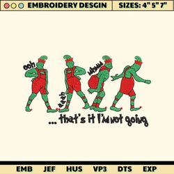 Christmas Embroidery Designs, Thats It Im Not Going Designs, Merry Xmas Embroidery Designs, Est 1957 Embroidery Files