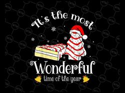 It's The Most Wonderful Time Of The Year Png, Debbie Christmas Tree Png, Christmas cake Sublimation, Christmas Png, Wint