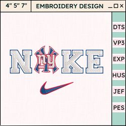 NIKE NFL New York Giants Logo Embroidery Design, NIKE NFL Logo Sport Embroidery Machine Design, Famous Football Team Embroidery Design, Football Brand Embroidery, Pes, Dst, Jef, Files