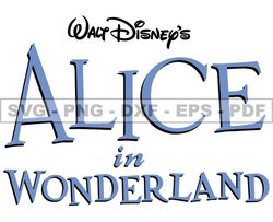 Disney Alice in Wonderland Svg, Alice Png, Cartoon Customs SVG, EPS, PNG, DXF 74