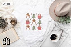 Santa Doodles Shirt, Christmas Vibes Shirt, Doodles Santa T-Shirt, Funny Xmas Tee, Santa Claus Shirt, Cute Christmas Gif