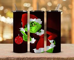 Christmas Tumbler Png,Grinch Png ,Merry Christmas Png,Merry Christmas Svg, Santa Grinch 44