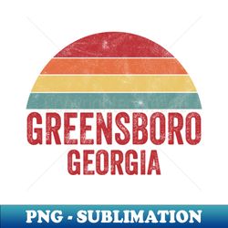 Greensboro Georgia - Digital Sublimation Download File - Bold & Eye-catching