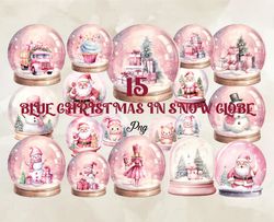 15 Blue Christmas In Snow Globe Png, Christian Christmas Svg, Christmas Design, Christmas Shirt, Christmas 07