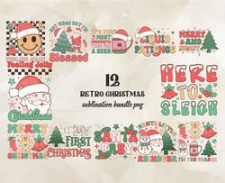 12 Retro Christmas Png, Christian Christmas Svg, Christmas Design, Christmas Shirt, Christmas 113