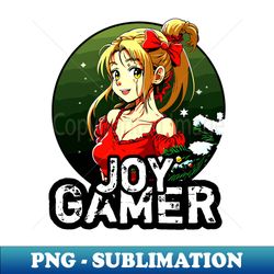 anime gamer girl christmas gift - exclusive sublimation digital file - bold & eye-catching