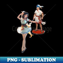 naruto and jasmine - Instant PNG Sublimation Download - Revolutionize Your Designs