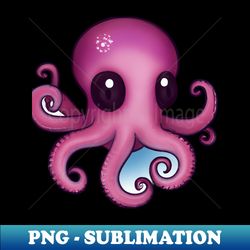 Cute Octopus Drawing - Special Edition Sublimation PNG File - Transform Your Sublimation Creations