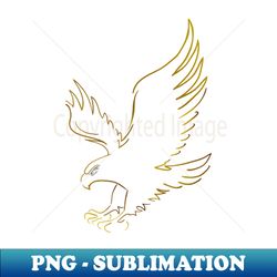 Eagle Silhouette - PNG Transparent Sublimation Design - Instantly Transform Your Sublimation Projects