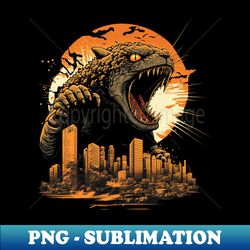 Dark side of Catzilla II - Instant Sublimation Digital Download - Bold & Eye-catching
