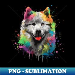 Samoyed - Vintage Sublimation Png Download - Unleash Your Creativity