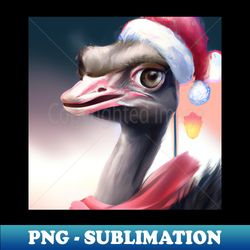 Cute Ostrich Drawing - Creative Sublimation PNG Download - Perfect for Creative Projects