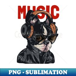 Pug Music - Signature Sublimation PNG File - Defying the Norms