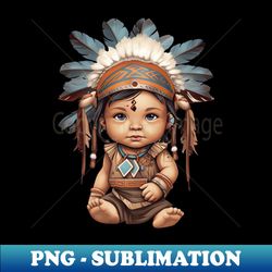 native american baby boy - stylish sublimation digital download - perfect for sublimation mastery
