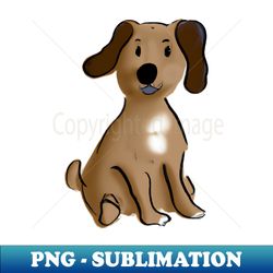 Cute Dog Drawing - Stylish Sublimation Digital Download - Bring Your Designs to Life