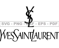 Yves Saint Laurent Logo Svg, YSL Logo Svg, Fashion Brand Logo 83