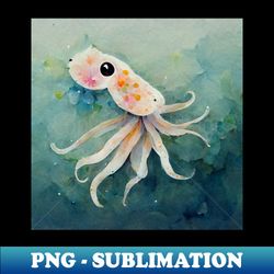Baby Squid - Vintage Sublimation PNG Download - Boost Your Success with this Inspirational PNG Download