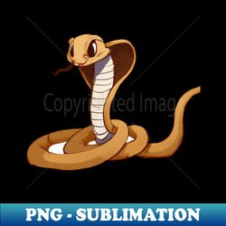 Cute Cobra Drawing - Sublimation-Ready PNG File - Perfect for Sublimation Mastery
