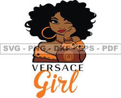 Versace Girl Svg, Fashion Brand Logo 240