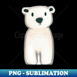 cute polar bear drawing - creative sublimation png download - revolutionize your designs
