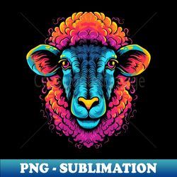 Sheep Coloring Book - Decorative Sublimation PNG File - Add a Festive Touch to Every Day