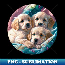 pastel puppies quilted pattern - elegant sublimation png download - spice up your sublimation projects