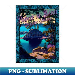Point Au Baril Vintage Blue - Premium Sublimation Digital Download - Perfect for Sublimation Mastery