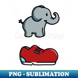 Elephant Shoe - Artistic Sublimation Digital File - Perfect for Creative Projects