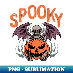 SPOOKY - Vintage Sublimation PNG Download - Capture Imagination with Every Detail