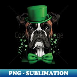 Boxer St Patricks day - High-Quality PNG Sublimation Download - Boost Your Success with this Inspirational PNG Download